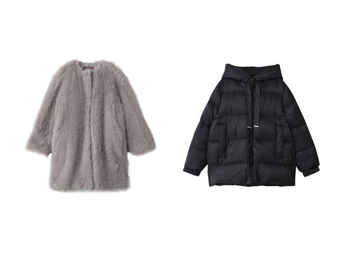 【Max Mara/マックスマーラ】の【Max Mara The Cube】SEIA キルティング ダウンジャケット&【Max Mara Studio】EROS フェイクファー ノーカラーコート おすすめ人気トレンドファッション通販アイテム 人気、トレンドファッション・服の通販 founy(ファニー) ファッション Fashion レディースファッション Fashion for Women アウター Coat / Outerwear Collection コート・ロングコート・ピーコート Long Coats, Peacoats & More レディースジャケット・軽アウター Jackets 2025年 2025 2025-2026秋冬・A/W Autumn/Winter 2025–26 AW25–26 パーティ Party, Party Style フェイクファー Faux Fur, Imitation Fur ロング Long, Long-Length A/W・秋冬 Autumn/Winter |ID:crp329100000222081