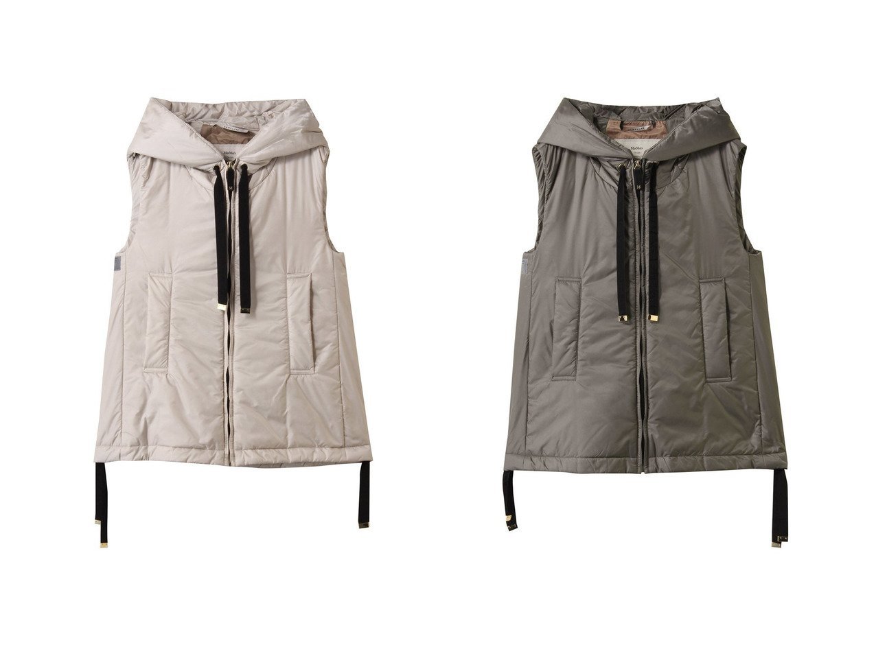 【Max Mara/マックスマーラ】の【Max Mara The Cube】GREENGO ノースリーブパファージャケット おすすめ人気トレンドファッション通販アイテム インテリア・キッズ・メンズ・レディースファッション・服の通販 founy(ファニー) 　ファッション　Fashion　レディースファッション　Fashion for Women　アウター　Coat / Outerwear Collection　レディースジャケット・軽アウター　Jackets　2025年　2025　2025-2026秋冬・A/W　Autumn/Winter 2025–26 AW25–26　ジャケット　Jacket, Outerwear　フェミニン　Feminine, Girly　ベスト　Vest, Waistcoat　リュクス　Luxury, Elegant, High-End, Chic　冬　Winter / This Winter　A/W・秋冬　Autumn/Winter　ベージュ系　Beige　グレー系　Gray　|ID:crp329100000222083
