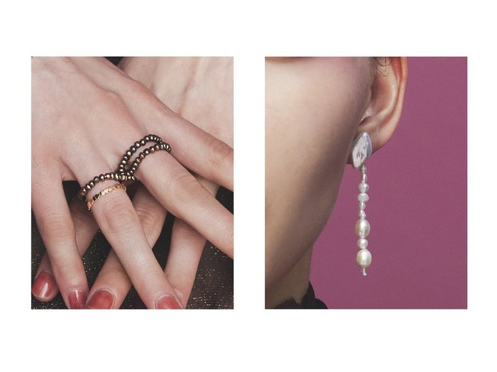 【les bonbon/ルボンボン】のconation pearl リング&sissi deco ピアス おすすめ人気トレンドファッション通販アイテム 人気、トレンドファッション・服の通販 founy(ファニー) ファッション Fashion レディースファッション Fashion for Women ジュエリー Jewelry ファッションリング Fashion Rings イヤリング・フープ・ドロップタイプ Hoop, Drop & Clip Earrings 2025年 2025 2025-2026秋冬・A/W Autumn/Winter 2025–26 AW25–26 エレガント 上品 Elegant パール Pearl, Pearl Accent A/W・秋冬 Autumn/Winter |ID:crp329100000222102