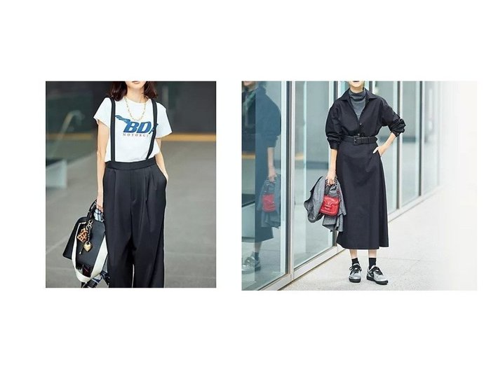 【M7days/エムセブンデイズ】の【徳原文子さんコラボ】Aラインスカート&【徳原文子さんコラボ】サスペンダーつきタックパンツ おすすめ人気トレンドファッション通販アイテム 人気、トレンドファッション・服の通販 founy(ファニー) ファッション Fashion レディースファッション Fashion for Women パンツ Pants & Trousers スカート Skirts Aライン・フレアスカート A-Line & Flared Skirts コラボ Collaboration, Collab サスペンダー Suspenders, Braces センター Center, Center Line ダブル Double, Double-Breasted バランス Balance, Style Balance フォルム Silhouette, Form メランジ Melange, Mixed Yarn ワイド Wide, Wide Fit 洗える Machine Washable |ID:crp329100000222113
