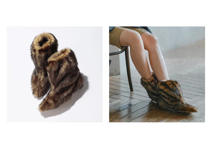 【Pippichic/ピッピシック】のBallon BOOTS 12(ecofur brownmix) おすすめ人気トレンドファッション通販アイテム 人気、トレンドファッション・服の通販 founy(ファニー) 　ファッション　Fashion　レディースファッション　Fashion for Women　今季　This Season, Current Season　シンプル　Simple, Minimal　ジャケット　Jacket, Outerwear　スタイリッシュ　Stylish, Fashionable　トレンド　Trend, Trending Now　バランス　Balance, Style Balance　バルーン　Balloon, Balloon Silhouette　フォルム　Silhouette, Form　ボトム　Bottoms, Lower Wear　|ID:crp329100000222119