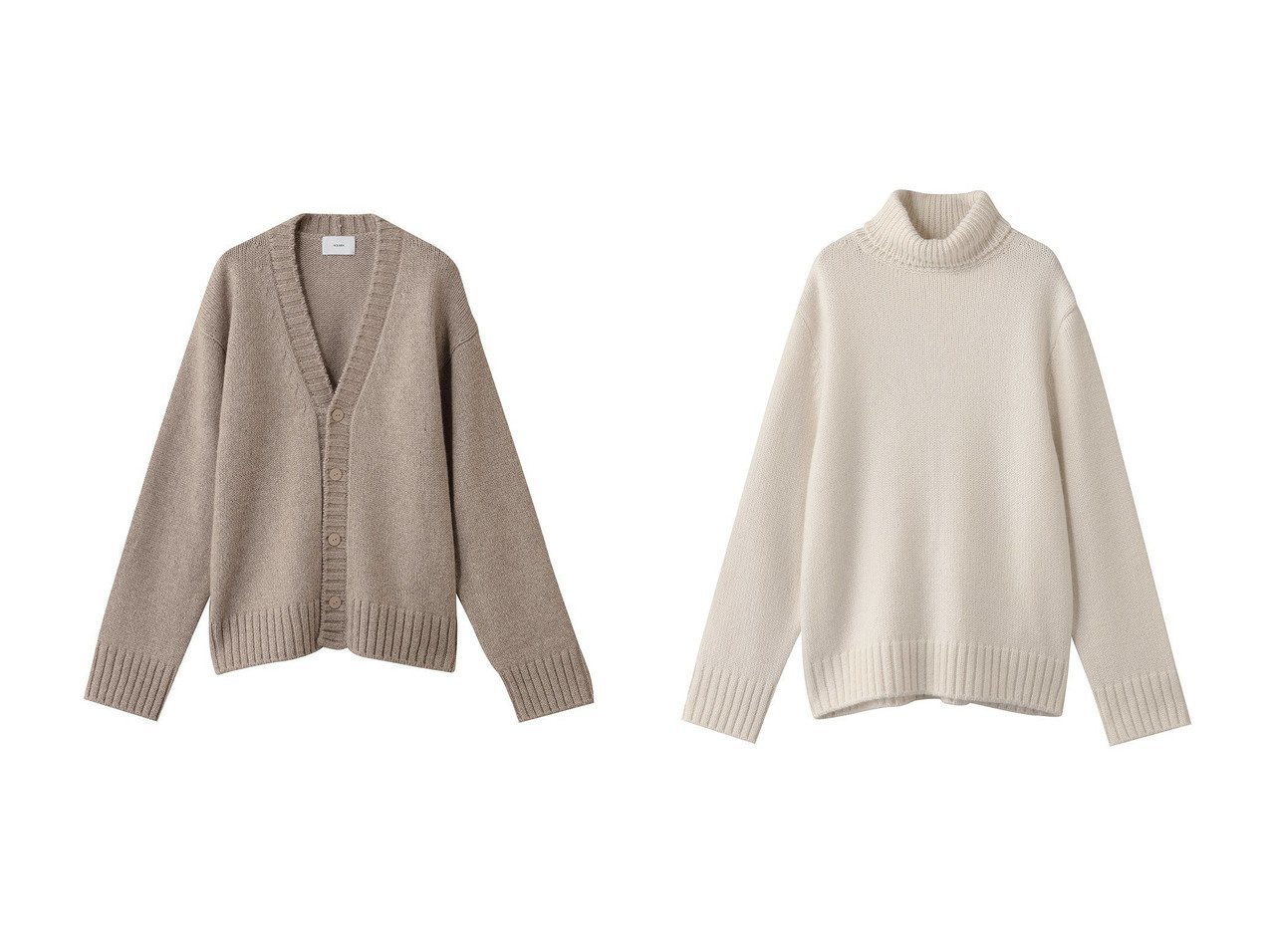 【SCEARN/セアン】のCASHMERE LOW-ニット&CASHMERE LOW-ニット おすすめ人気トレンドファッション通販アイテム インテリア・キッズ・メンズ・レディースファッション・服の通販 founy(ファニー) 　ファッション　Fashion　レディースファッション　Fashion for Women　トップス・カットソー　Cut & Sew Tops　ニット　Knit Tops & Sweaters　カジュアルプルオーバー・ニットトップス　Pullovers & Knit Tops / Casual Pullovers　2025年　2025　2025-2026秋冬・A/W　Autumn/Winter 2025–26 AW25–26　カーディガン　Cardigan, Knitwear　シェイプ　Shape, Slim Fit　シンプル　Simple, Minimal　ボトム　Bottoms, Lower Wear　定番　Standard, Basic Item　A/W・秋冬　Autumn/Winter　|ID:crp329100000222137