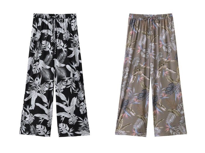 【Reir/レイール】の【San-ai Resort】ロングパンツ おすすめ人気トレンドファッション通販アイテム 人気、トレンドファッション・服の通販 founy(ファニー) ファッション Fashion レディースファッション Fashion for Women 水着 Swimwear レディース水着・ビーチウェア Swimwear & Beachwear おすすめ Recommended / Our Picks なめらか Smooth, Silky Texture シャーリング Shirring, Ruched スポーツ Sports, Activewear ビーチ Beach, Seaside プリント Print, Printed Pattern リゾート Resort, Vacation Style リラックス Relax, Relaxed Fit リーフ Leaf, Botanical Leaf ロング Long, Long-Length ワイド Wide, Wide Fit ヴィンテージ Vintage Style 新作・新入荷 New Arrivals / New In 水着 Swimsuit, Swimwear |ID:crp329100000222191