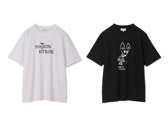 【MAISON KITSUNE/メゾン キツネ】のMAISON KITSUNE PILLAR COMFORT TEE-SHIRT&PARTY FOX COMFORT TEE-SHIRT おすすめ人気トレンドファッション通販アイテム 人気、トレンドファッション・服の通販 founy(ファニー) ファッション Fashion レディースファッション Fashion for Women トップス・カットソー Cut & Sew Tops シャツ・ブラウス・オフィスカジュアル Elegant Blouses & Button-Ups 2025年 2025 2025-2026秋冬・A/W Autumn/Winter 2025–26 AW25–26 コラボ Collaboration, Collab シンプル Simple, Minimal フォックス Fox, Fox Fur プリント Print, Printed Pattern ロンドン London Style, British Inspired 洗える Machine Washable |ID:crp329100000222196