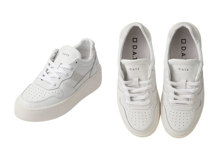 【martinique/マルティニーク】の【D.A.T.E.】COURT PLATFORM VINTAGE CALF おすすめ人気トレンドファッション通販アイテム 人気、トレンドファッション・服の通販 founy(ファニー) 　ファッション　Fashion　レディースファッション　Fashion for Women　2025年　2025　2025-2026秋冬・A/W　Autumn/Winter 2025–26 AW25–26　スニーカー　Sneakers, Trainers　トレンド　Trend, Trending Now　人気　Popular, Best Seller　A/W・秋冬　Autumn/Winter　|ID:crp329100000222213