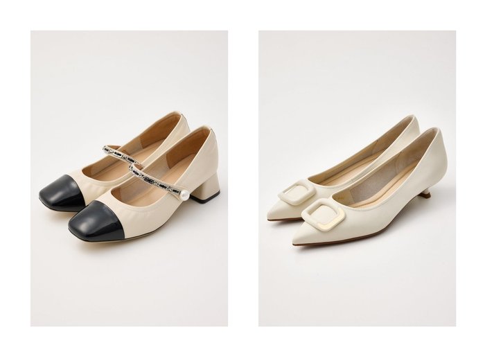 【STACCATO/スタッカート】のメゾンローヒールライトパンプス&テジーキトゥンヒールパンプス おすすめ人気トレンドファッション通販アイテム 人気、トレンドファッション・服の通販 founy(ファニー) ファッション Fashion レディースファッション Fashion for Women 2025年 2025 2025-2026秋冬・A/W Autumn/Winter 2025–26 AW25–26 エレガント 上品 Elegant コンビ Combo, Combination Style ストーン Stone, Gem-Like チェーン Chain, Chain Strap パール Pearl, Pearl Accent ブロック Block, Solid Block Pattern レトロ Retro, Vintage Style A/W・秋冬 Autumn/Winter |ID:crp329100000222228