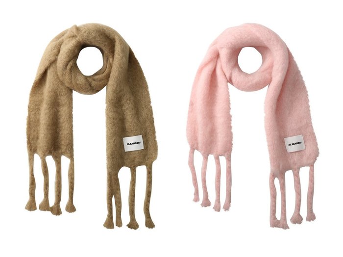 【JIL SANDER/ジル サンダー】の【JIL SANDER+】ロゴ マフラー おすすめ人気トレンドファッション通販アイテム 人気、トレンドファッション・服の通販 founy(ファニー) ファッション Fashion レディースファッション Fashion for Women ストール Soft & Warm Scarves マフラー・スヌード / 冬小物の定番 Scarves & Mufflers 2025年 2025 2025-2026秋冬・A/W Autumn/Winter 2025–26 AW25–26 コレクション Collection, Seasonal Line スカーフ Scarf, Neckwear ストール Stole, Wrap パッチ Patch, Appliqué マフラー Scarf, Muffler リラックス Relax, Relaxed Fit A/W・秋冬 Autumn/Winter |ID:crp329100000222238