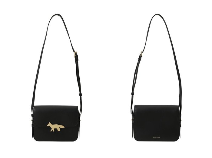 【MAISON KITSUNE/メゾン キツネ】のEDIE ショルダーバッグ おすすめ人気トレンドファッション通販アイテム 人気、トレンドファッション・服の通販 founy(ファニー) ファッション Fashion レディースファッション Fashion for Women バッグ Bags 2025年 2025 2025-2026秋冬・A/W Autumn/Winter 2025–26 AW25–26 スクエア Square, Square Shape スタイリッシュ Stylish, Fashionable フォルム Silhouette, Form ポケット Pocket, Pocket Detail モチーフ Motif, Design Theme リュクス Luxury, Elegant, High-End, Chic A/W・秋冬 Autumn/Winter |ID:crp329100000222240
