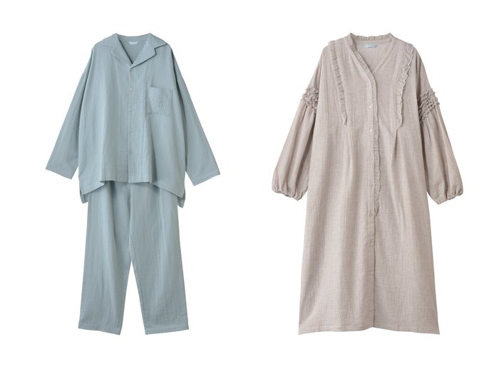 【KID BLUE/キッドブルー】の25オータムWガーゼパジャマ&25オータムWガーゼナイティ おすすめ人気トレンドファッション通販アイテム 人気、トレンドファッション・服の通販 founy(ファニー) ファッション Fashion レディースファッション Fashion for Women 2025年 2025 2025-2026秋冬・A/W Autumn/Winter 2025–26 AW25–26 オータム Autumn Fashion ダブル Double, Double-Breasted パジャマ Pajamas, Sleepwear ポケット Pocket, Pocket Detail ワイド Wide, Wide Fit 定番 Standard, Basic Item A/W・秋冬 Autumn/Winter |ID:crp329100000222285