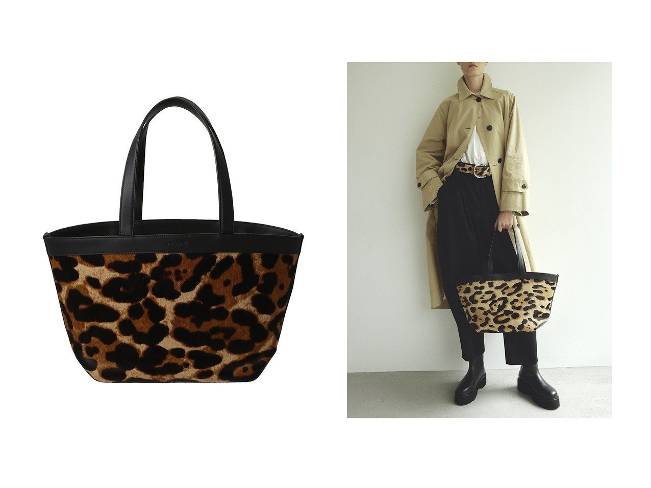 【J&M DAVIDSON/ジェイアンドエム デヴィッドソン】のVOYAGE TOTE M(Leopard) おすすめ人気トレンドファッション通販アイテム インテリア・キッズ・メンズ・レディースファッション・服の通販 founy(ファニー) 　ファッション　Fashion　レディースファッション　Fashion for Women　バッグ　Bags　2025年　2025　2025-2026秋冬・A/W　Autumn/Winter 2025–26 AW25–26　ポケット　Pocket, Pocket Detail　レオパード　Leopard, Animal Print　人気　Popular, Best Seller　A/W・秋冬　Autumn/Winter　ビジネス 仕事 通勤　Business / Work / Commuting　|ID:crp329100000222291