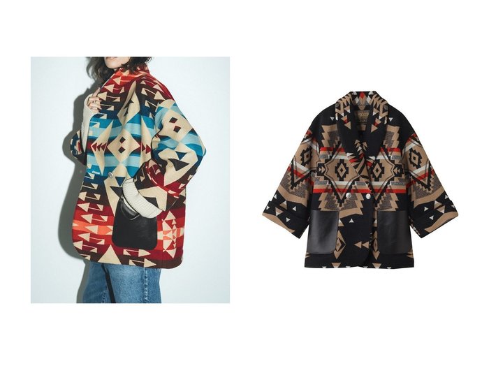【A VACATION/ア ヴァケーション】の【A VACATION×PENDLETON】ジャケット おすすめ人気トレンドファッション通販アイテム 人気、トレンドファッション・服の通販 founy(ファニー) ファッション Fashion レディースファッション Fashion for Women アウター Coat / Outerwear Collection レディースジャケット・軽アウター Jackets 2025年 2025 2025-2026秋冬・A/W Autumn/Winter 2025–26 AW25–26 アウトドア Outdoor Clothing ショール Shawl, Wrap ジャケット Jacket, Outerwear スウェット / スエット Sweatshirt, Sweatwear パッチ Patch, Appliqué ブランケット Blanket, Throw Blanket ポケット Pocket, Pocket Detail モダン Modern, Contemporary モチーフ Motif, Design Theme 今季 This Season, Current Season A/W・秋冬 Autumn/Winter |ID:crp329100000222298