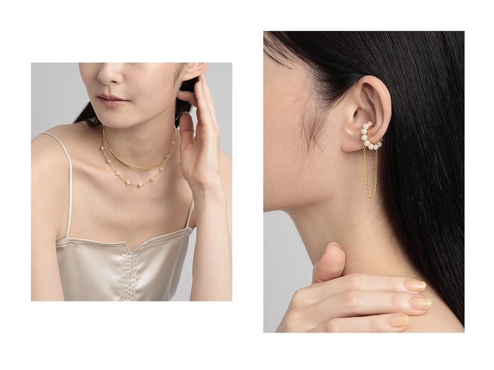 【Plus Vendome/プラス ヴァンドーム】の【ELLE SHOP限定】PEARL レイヤードネックレス&【ELLE SHOP限定】PEARL イヤーカフ(片耳用) おすすめ人気トレンドファッション通販アイテム 人気、トレンドファッション・服の通販 founy(ファニー) ファッション Fashion レディースファッション Fashion for Women ジュエリー Jewelry ネックレス Necklaces & Pendants ファッションリング Fashion Rings イヤリング・フープ・ドロップタイプ Hoop, Drop & Clip Earrings 2025年 2025 2025-2026秋冬・A/W Autumn/Winter 2025–26 AW25–26 チェーン Chain, Chain Strap デニム Denim, Jeans Material ネックレス Necklace, Pendant Necklace パール Pearl, Pearl Accent メタル Metal, Metal Parts リュクス Luxury, Elegant, High-End, Chic 再入荷 Restock / Back in Stock A/W・秋冬 Autumn/Winter |ID:crp329100000222330