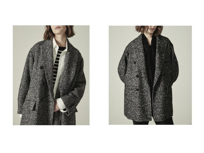 【COUTURE D'ADAM/クチュールドアダム】のビッグネップイタリアツイードコテージコート&モヘアループアストラカンダブルチェスターコート おすすめ人気トレンドファッション通販アイテム 人気、トレンドファッション・服の通販 founy(ファニー) ファッション Fashion レディースファッション Fashion for Women アウター Coat / Outerwear Collection コート・ロングコート・ピーコート Long Coats, Peacoats & More チェスターコート・ロング丈アウター Chester Coats / Chesterfield Long Coats 2025年 2025 2025-2026秋冬・A/W Autumn/Winter 2025–26 AW25–26 ループ Loop, Loop Knit ロング Long, Long-Length A/W・秋冬 Autumn/Winter |ID:crp329100000222333
