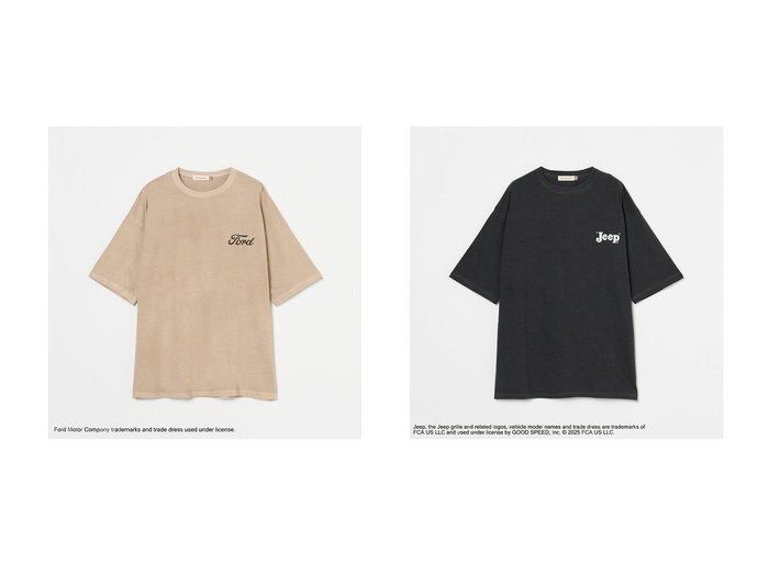 【heliopole/エリオポール】の【GOOD ROCK SPEED】Ford ビックTシャツ&【GOOD ROCK SPEED】ジープ ビックTシャツ おすすめ人気トレンドファッション通販アイテム 人気、トレンドファッション・服の通販 founy(ファニー) 　ファッション　Fashion　レディースファッション　Fashion for Women　トップス・カットソー　Cut & Sew Tops　シャツ・ブラウス・オフィスカジュアル　Elegant Blouses & Button-Ups　ロングTシャツ・Tシャツ　Longline T-Shirts & Tees　カットソー・ベーシックTシャツ　Cut-and-Sewn Tops / Stretch Tees & Basics　ショート　Short, Short Length　スリーブ　Sleeve, Long Sleeve / Short Sleeve　新作・新入荷　New Arrivals / New In　|ID:crp329100000222339