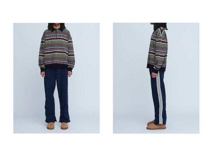 【INSCRIRE/アンスクリア】のFleece ルーズ フィット トラック パンツ おすすめ人気トレンドファッション通販アイテム 人気、トレンドファッション・服の通販 founy(ファニー) 　ファッション　Fashion　レディースファッション　Fashion for Women　パンツ　Pants & Trousers　2025年　2025　2025-2026秋冬・A/W　Autumn/Winter 2025–26 AW25–26　スニーカー　Sneakers, Trainers　フィット　Fit, Slim Fit　リラックス　Relax, Relaxed Fit　ルーズ　Loose, Oversized　エレガント 上品　Elegant　A/W・秋冬　Autumn/Winter　|ID:crp329100000222343