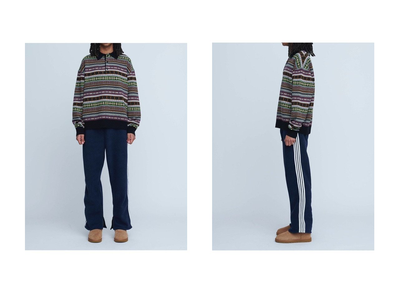 【INSCRIRE/アンスクリア】のFleece ルーズ フィット トラック パンツ おすすめ人気トレンドファッション通販アイテム インテリア・キッズ・メンズ・レディースファッション・服の通販 founy(ファニー) 　ファッション　Fashion　レディースファッション　Fashion for Women　パンツ　Pants & Trousers　2025年　2025　2025-2026秋冬・A/W　Autumn/Winter 2025–26 AW25–26　スニーカー　Sneakers, Trainers　フィット　Fit, Slim Fit　リラックス　Relax, Relaxed Fit　ルーズ　Loose, Oversized　エレガント 上品　Elegant　A/W・秋冬　Autumn/Winter　グレー系　Gray　ブルー系　Blue　|ID:crp329100000222343
