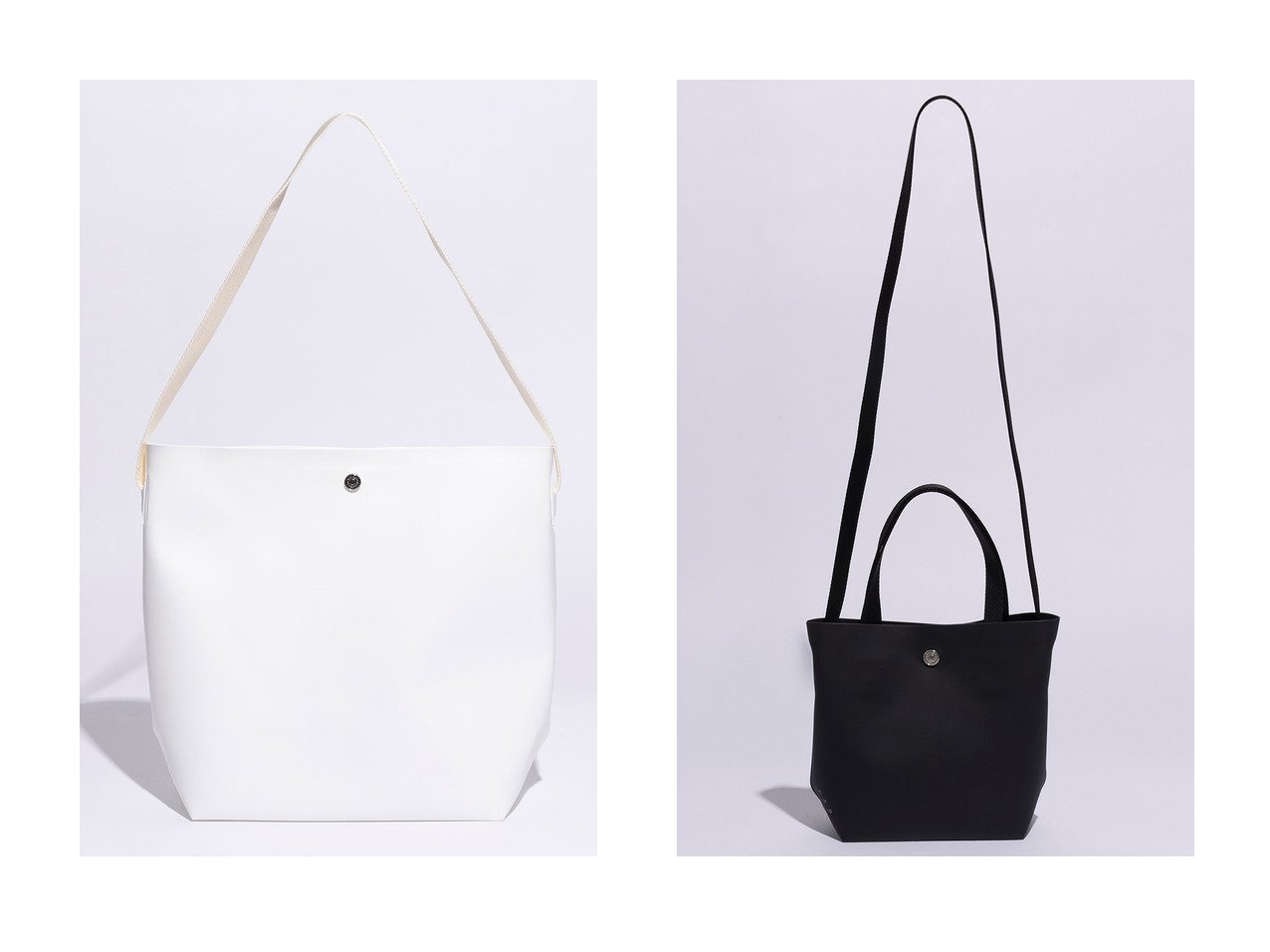 【THE ART OF CARRYING/ジ アートオブキャリング】のPAPER H ショルダーバッグ&PAPER F ショルダーバッグ おすすめ人気トレンドファッション通販アイテム インテリア・キッズ・メンズ・レディースファッション・服の通販 founy(ファニー) 　ファッション　Fashion　レディースファッション　Fashion for Women　バッグ　Bags　2025年　2025　2025-2026秋冬・A/W　Autumn/Winter 2025–26 AW25–26　なめらか　Smooth, Silky Texture　フォルム　Silhouette, Form　A/W・秋冬　Autumn/Winter　軽量　Lightweight, Ultra Light　ホワイト系　White　ブラック系　Black　|ID:crp329100000222345