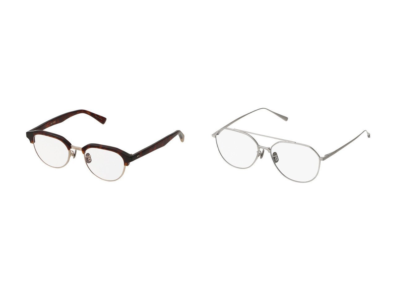【blanc/ブラン】のB0046 アイウェア&B0042 メガネ おすすめ人気トレンドファッション通販アイテム インテリア・キッズ・メンズ・レディースファッション・服の通販 founy(ファニー) 　ファッション　Fashion　レディースファッション　Fashion for Women　サングラス&メガネ　Sunglasses & Eyewear　2025年　2025　2025-2026秋冬・A/W　Autumn/Winter 2025–26 AW25–26　ユニセックス　Unisex, Genderless　サングラス　Sunglasses, Shades　ビジネス 仕事 通勤　Business / Work / Commuting　フレーム　Frame, Outline　A/W・秋冬　Autumn/Winter　ゴールド系　Gold　|ID:crp329100000222368