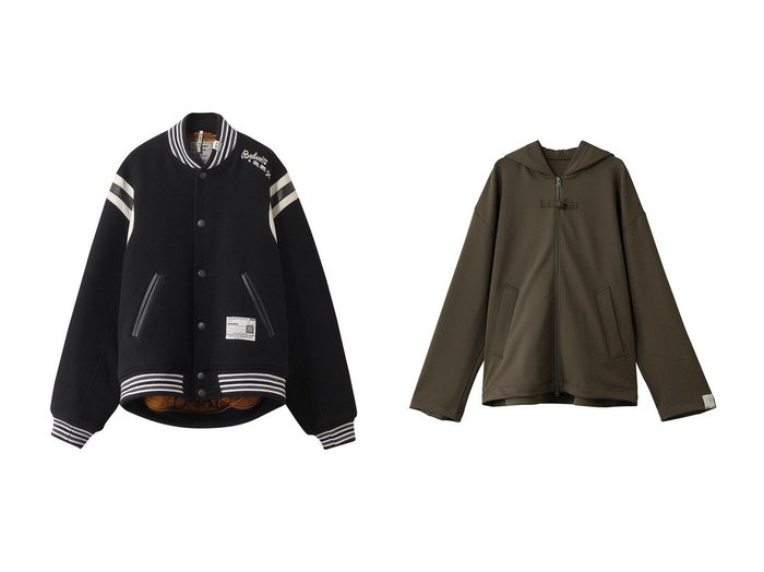 【Maison MIHARA YASUHIRO / MEN/メゾン ミハラヤスヒロ】の【MEN】【Mendrill × N.HOOLYWOOD】ジップ フーディー&【MEN】【Maison MIHARA YASUHIRO × BEDWIN & THE HEARTBREAKERS】スタジアム ジャケット おすすめ人気トレンドファッション通販アイテム 人気、トレンドファッション・服の通販 founy(ファニー) ファッション Fashion メンズファッション Fashion for Men ジャケット Jacket, Outerwear ブルゾン Blouson, Bomber Jacket 新作・新入荷 New Arrivals / New In 2025年 2025 2025-2026秋冬・A/W Autumn/Winter 2025–26 AW25–26 ジップ Zip, Zipper ストレッチ Stretch, Stretchy Fabric A/W・秋冬 Autumn/Winter |ID:crp329100000222369