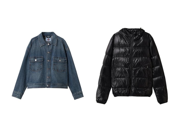 【N.HOOLYWOOD / MEN/エヌ.ハリウッド】の【MEN】【N.HOOLYWOOD COMPILE x Dickies】デニム ジャケット&【HERNO / MEN/ヘルノ】の【MEN】はっ水ナイロン ライトダウンブルゾン おすすめ人気トレンドファッション通販アイテム 人気、トレンドファッション・服の通販 founy(ファニー) ファッション Fashion メンズファッション Fashion for Men 2025年 2025 2025-2026秋冬・A/W Autumn/Winter 2025–26 AW25–26 ジャケット Jacket, Outerwear デニム Denim, Jeans Material バランス Balance, Style Balance ブルゾン Blouson, Bomber Jacket ボックス Boxy, Box Shape A/W・秋冬 Autumn/Winter |ID:crp329100000222371