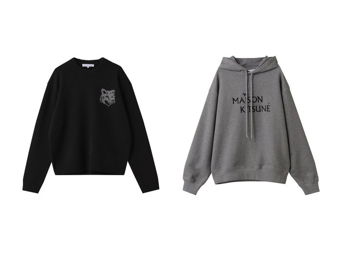 【MAISON KITSUNE / MEN/メゾン キツネ】の【MEN】MAISON KITSUNE PILLAR コンフォート フーディー&【MEN】FOX ヘッド インタルジア メリノ ジャンパー おすすめ人気トレンドファッション通販アイテム 人気、トレンドファッション・服の通販 founy(ファニー) ファッション Fashion メンズファッション Fashion for Men トップス・カットソー Cut & Sew Tops ニット・セーター / 定番トップス Knit Tops & Sweaters パーカー・フーディー / カジュアルコーデ Hoodies & Parkas メンズシャツ Shirts 2025年 2025 2025-2026秋冬・A/W Autumn/Winter 2025–26 AW25–26 ベーシック Basic, Essential ボトム Bottoms, Lower Wear エレガント 上品 Elegant A/W・秋冬 Autumn/Winter |ID:crp329100000222373