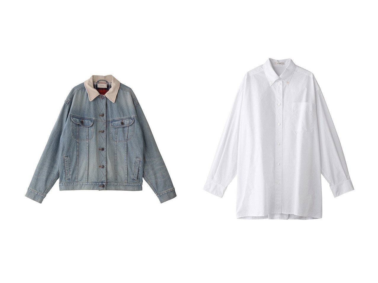 【THE ROW/ザ ロウ】のVICTORIA SHIRT&JORELLE JACKET おすすめ人気トレンドファッション通販アイテム インテリア・キッズ・メンズ・レディースファッション・服の通販 founy(ファニー) 　ファッション　Fashion　レディースファッション　Fashion for Women　アウター　Coat / Outerwear Collection　レディースジャケット・軽アウター　Jackets　トップス・カットソー　Cut & Sew Tops　シャツ・ブラウス・オフィスカジュアル　Elegant Blouses & Button-Ups　2025年　2025　2025-2026秋冬・A/W　Autumn/Winter 2025–26 AW25–26　ジャケット　Jacket, Outerwear　A/W・秋冬　Autumn/Winter　軽量　Lightweight, Ultra Light　なめらか　Smooth, Silky Texture　ショルダー　Shoulder, Shoulder Strap　シンプル　Simple, Minimal　スリーブ　Sleeve, Long Sleeve / Short Sleeve　ドロップ　Drop Shoulder, Dropped Style　ロング　Long, Long-Length　ホワイト系　White　|ID:crp329100000222394