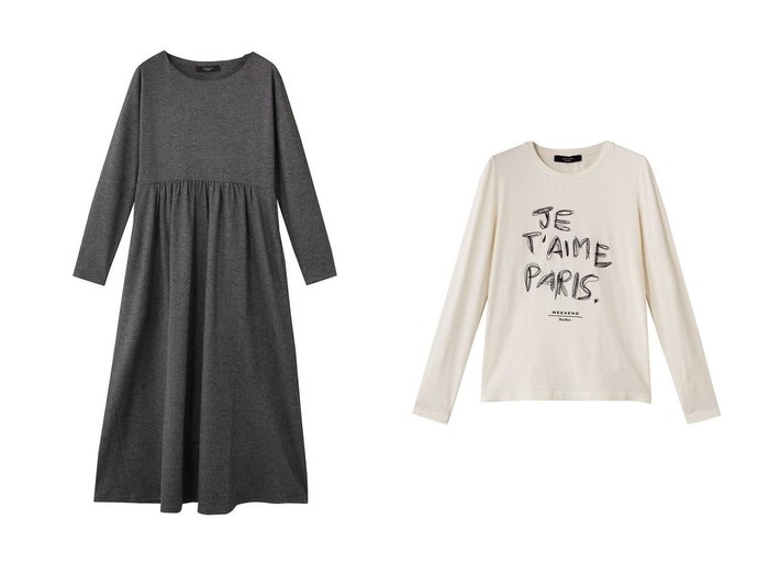 【Max Mara/マックスマーラ】の【Weekend Max Mara】RENOIR スパンコール JE TAIME PARISトップス&【Weekend Max Mara】BACCANO エレガントジャージードレス おすすめ人気トレンドファッション通販アイテム 人気、トレンドファッション・服の通販 founy(ファニー) ファッション Fashion レディースファッション Fashion for Women ワンピース Dresses フォーマル・パーティードレス・結婚式用ドレス Elegant & Casual Dresses チュニック Tunic Tops & Dresses トップス・カットソー Cut & Sew Tops シャツ・ブラウス・オフィスカジュアル Elegant Blouses & Button-Ups ロングTシャツ・Tシャツ Longline T-Shirts & Tees カットソー・ベーシックTシャツ Cut-and-Sewn Tops / Stretch Tees & Basics 2025年 2025 2025-2026秋冬・A/W Autumn/Winter 2025–26 AW25–26 ギャザー Gathered, Ruffled ストレッチ Stretch, Stretchy Fabric チュニック Tunic, Long Top フェミニン Feminine, Girly マニッシュ Mannish, Boyish ロング Long, Long-Length A/W・秋冬 Autumn/Winter コンパクト Compact, Small Size スパンコール Sequins, Sequin Embellishment スリーブ Sleeve, Long Sleeve / Short Sleeve モノトーン Monotone, Black and White 長袖 Long Sleeve, Full Sleeve |ID:crp329100000222417