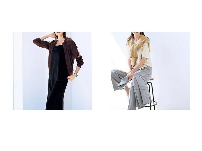 【eclat/エクラ】の【別注】ベロアTシャツ&ウールカーディガン おすすめ人気トレンドファッション通販アイテム 人気、トレンドファッション・服の通販 founy(ファニー) ファッション Fashion レディースファッション Fashion for Women トップス・カットソー Cut & Sew Tops カーディガン・羽織り Layered Style Cardigans シャツ・ブラウス・オフィスカジュアル Elegant Blouses & Button-Ups ロングTシャツ・Tシャツ Longline T-Shirts & Tees ベロアトップス Velour Tops / Velvet-Look Items カーディガン Cardigan, Knitwear エレガント 上品 Elegant 人気 Popular, Best Seller 別注 Limited Edition, Custom Order 秋 Autumn ベロア Velour, Soft Velvet 洗える Machine Washable |ID:crp329100000222447