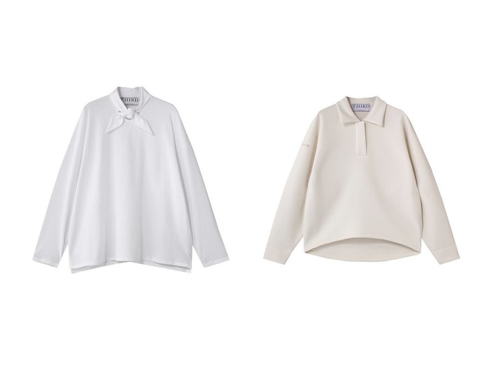【THIRD MAGAZINE/サードマガジン】のタイロングスリーブTシャツ&ポロスウェットトップ おすすめ人気トレンドファッション通販アイテム 人気、トレンドファッション・服の通販 founy(ファニー) 　ファッション　Fashion　レディースファッション　Fashion for Women　トップス・カットソー　Cut & Sew Tops　シャツ・ブラウス・オフィスカジュアル　Elegant Blouses & Button-Ups　ロングTシャツ・Tシャツ　Longline T-Shirts & Tees　カットソー・ベーシックTシャツ　Cut-and-Sewn Tops / Stretch Tees & Basics　レディースパーカー・カジュアルフーディー　Casual Hoodies & Sweatshirts　スウェット・クルーネックトップス　Sweatshirts & Crewnecks / Relaxed Fit Sweat Tops　インナー　Innerwear　スリーブ　Sleeve, Long Sleeve / Short Sleeve　ロング　Long, Long-Length　新作・新入荷　New Arrivals / New In　定番　Standard, Basic Item　A/W・秋冬　Autumn/Winter　|ID:crp329100000222494