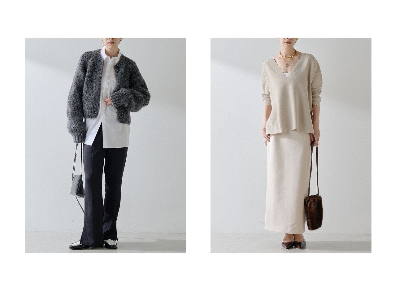 【Whim Gazette/ウィムガゼット】のジャージーパンツ&ハイウエストジャージースカート おすすめ人気トレンドファッション通販アイテム インテリア・キッズ・メンズ・レディースファッション・服の通販 founy(ファニー) 　ファッション　Fashion　レディースファッション　Fashion for Women　パンツ　Pants & Trousers　スカート　Skirts　ロングスカート　Long Skirts / Maxi & Midi Skirts　おすすめ　Recommended / Our Picks　ストレッチ　Stretch, Stretchy Fabric　スリット　Slit, Slit Detail　セットアップ　Set-Up, Coordinated Outfit　センター　Center, Center Line　エレガント 上品　Elegant　新作・新入荷　New Arrivals / New In　ブラック系　Black　グレー系　Gray　ベージュ系　Beige　|ID:crp329100000222542