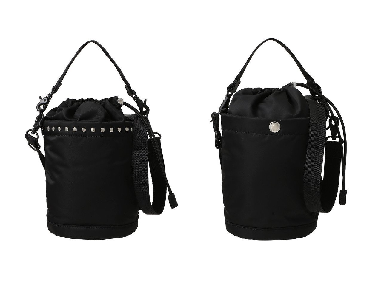 【MACKINTOSH/マッキントッシュ】のANNAN バケットバッグ スタッズ&ANNAN バケットバッグ おすすめ人気トレンドファッション通販アイテム インテリア・キッズ・メンズ・レディースファッション・服の通販 founy(ファニー) 　ファッション　Fashion　レディースファッション　Fashion for Women　バッグ　Bags　スタッズ　Studs, Metal Accents　フォルム　Silhouette, Form　巾着　Drawstring Bag, Kinchaku　新作・新入荷　New Arrivals / New In　ブラック系　Black　|ID:crp329100000222546