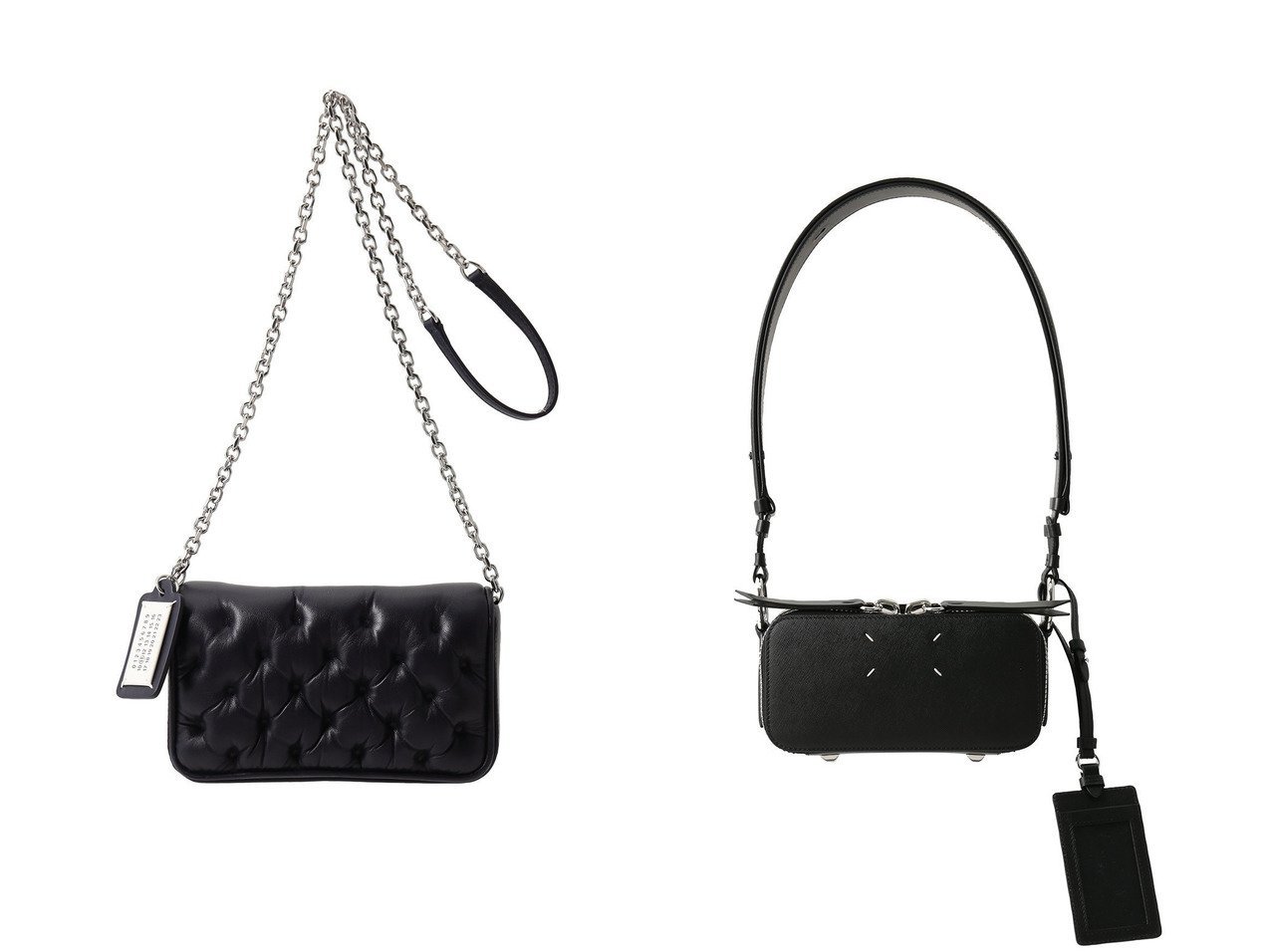 【MAISON MARGIELA/メゾン マルジェラ】の【UNISEX】GLAM SLAM フラップ ミニショルダーバッグ&【UNISEX】DOLL スモールカメラバッグ おすすめ人気トレンドファッション通販アイテム インテリア・キッズ・メンズ・レディースファッション・服の通販 founy(ファニー) 　ファッション　Fashion　レディースファッション　Fashion for Women　バッグ　Bags　ユニセックス　Unisex, Genderless　キルティング　Quilted, Quilting　コンパクト　Compact, Small Size　パーティ　Party, Party Style　フラップ　Flap, Flap Pocket　ポケット　Pocket, Pocket Detail　新作・新入荷　New Arrivals / New In　クラッチ　Clutch, Clutch Bag　スマート　Smart, Elegant　フォルム　Silhouette, Form　財布　Wallet, Purse　ブルー系　Blue　ブラック系　Black　|ID:crp329100000222549
