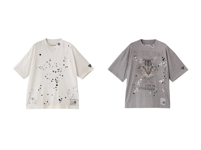 【Maison MIHARA YASUHIRO/メゾン ミハラヤスヒロ】のEMBELLISHED DISTRESSED Tシャツ&EMBELLISHED DISTRESSED Tシャツ おすすめ人気トレンドファッション通販アイテム 人気、トレンドファッション・服の通販 founy(ファニー) ファッション Fashion レディースファッション Fashion for Women トップス・カットソー Cut & Sew Tops シャツ・ブラウス・オフィスカジュアル Elegant Blouses & Button-Ups ロングTシャツ・Tシャツ Longline T-Shirts & Tees カットソー・ベーシックTシャツ Cut-and-Sewn Tops / Stretch Tees & Basics ショート Short, Short Length ストーン Stone, Gem-Like スリーブ Sleeve, Long Sleeve / Short Sleeve ダメージ Distressed, Destroyed 新作・新入荷 New Arrivals / New In |ID:crp329100000222614