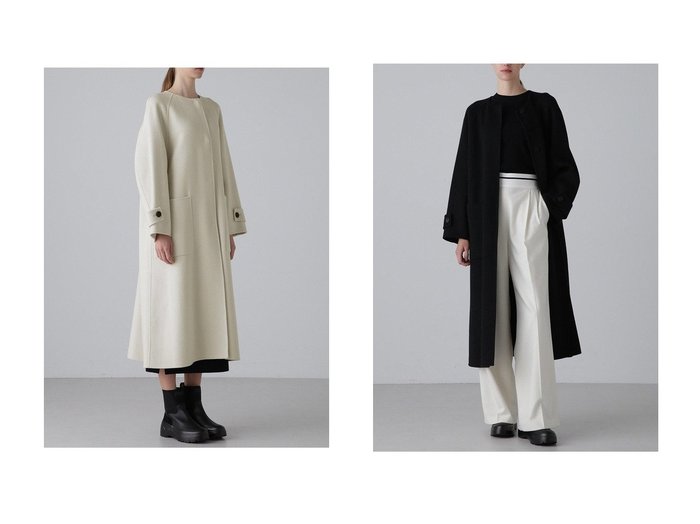 【ADORE/アドーア】のインビジブルアウター おすすめ人気トレンドファッション通販アイテム 人気、トレンドファッション・服の通販 founy(ファニー) ファッション Fashion レディースファッション Fashion for Women アウター Coat / Outerwear Collection コート・ロングコート・ピーコート Long Coats, Peacoats & More エレガント 上品 Elegant パッチ Patch, Appliqué フロント Front, Front Design ポケット Pocket, Pocket Detail ヨーク Yoke, Yoke Design ロング Long, Long-Length |ID:crp329100000222650