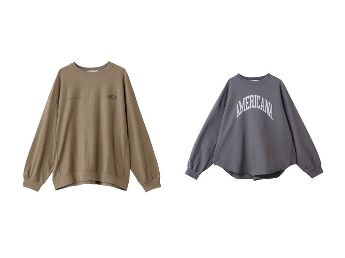 【Americana/アメリカーナ】のUSED加工ロングスリーブTシャツ&リヴァースウィーブロングスリーブTシャツ おすすめ人気トレンドファッション通販アイテム 人気、トレンドファッション・服の通販 founy(ファニー) 　ファッション　Fashion　レディースファッション　Fashion for Women　トップス・カットソー　Cut & Sew Tops　シャツ・ブラウス・オフィスカジュアル　Elegant Blouses & Button-Ups　ロングTシャツ・Tシャツ　Longline T-Shirts & Tees　カットソー・ベーシックTシャツ　Cut-and-Sewn Tops / Stretch Tees & Basics　スリーブ　Sleeve, Long Sleeve / Short Sleeve　トレンド　Trend, Trending Now　ロング　Long, Long-Length　新作・新入荷　New Arrivals / New In　|ID:crp329100000222675