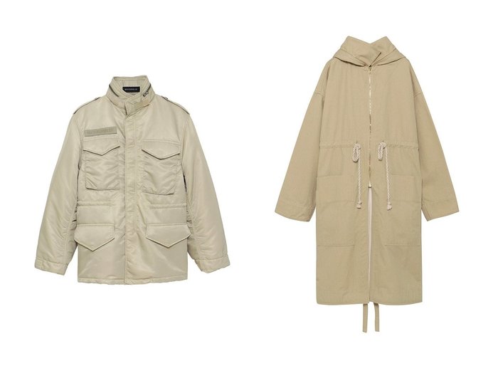 【MADISONBLUE/マディソンブルー】のPC OVERSIZED HOODED COAT コート&M65 PADDING JAC NY TWILL パディングジャケット おすすめ人気トレンドファッション通販アイテム 人気、トレンドファッション・服の通販 founy(ファニー) ファッション Fashion レディースファッション Fashion for Women アウター Coat / Outerwear Collection レディースジャケット・軽アウター Jackets コート・ロングコート・ピーコート Long Coats, Peacoats & More ユニセックス Unisex, Genderless ジャケット Jacket, Outerwear ヴィンテージ Vintage Style 新作・新入荷 New Arrivals / New In |ID:crp329100000222700