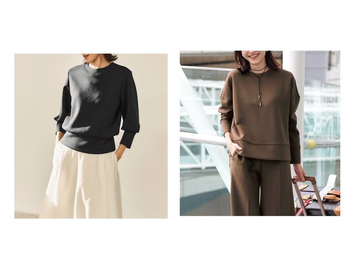 【DoCLASSE/ドゥクラッセ】のライトダンボールニット・パフ袖プルオーバー&ライトダンボールニット・プルオーバー おすすめ人気トレンドファッション通販アイテム 人気、トレンドファッション・服の通販 founy(ファニー) ファッション Fashion レディースファッション Fashion for Women トップス・カットソー Cut & Sew Tops ニット Knit Tops & Sweaters シャツ・ブラウス・オフィスカジュアル Elegant Blouses & Button-Ups ロングTシャツ・Tシャツ Longline T-Shirts & Tees カジュアルプルオーバー・ニットトップス Pullovers & Knit Tops / Casual Pullovers カットソー・ベーシックTシャツ Cut-and-Sewn Tops / Stretch Tees & Basics 新作・新入荷 New Arrivals / New In アクセサリー Fashion Accessories カットソー Cut and Sewn Top カフス Cuff Design フェミニン Feminine, Girly ワイド Wide, Wide Fit エレガント 上品 Elegant |ID:crp329100000222782