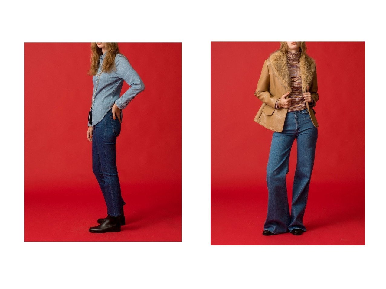 【MOTHER/マザー】のTHE HUSTLER ANKLE フレアデニム (IGG)&POCKT FLAP HUSTLER ROLLR HEEL ハイウエストフレアデニム (TDJ) おすすめ人気トレンドファッション通販アイテム インテリア・キッズ・メンズ・レディースファッション・服の通販 founy(ファニー) 　ファッション　Fashion　レディースファッション　Fashion for Women　パンツ　Pants & Trousers　デニムパンツ・ジーンズ・美脚デニム　Denim Jeans & Pants　アンクル　Ankle-Length Design　シューズ　Shoes, Footwear　デニム　Denim, Jeans Material　フィット　Fit, Slim Fit　フレア　Flare, Flared　新作・新入荷　New Arrivals / New In　ブルー系　Blue　|ID:crp329100000222798