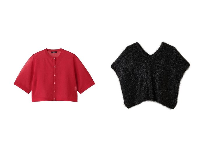 【allureville/アルアバイル】のハーフスリーブシアークルーカーディガン&【martinique/マルティニーク】の【l heritage martinique】ニット おすすめ人気トレンドファッション通販アイテム 人気、トレンドファッション・服の通販 founy(ファニー) ファッション Fashion レディースファッション Fashion for Women トップス・カットソー Cut & Sew Tops ニット Knit Tops & Sweaters カーディガン・羽織り Layered Style Cardigans カジュアルプルオーバー・ニットトップス Pullovers & Knit Tops / Casual Pullovers おすすめ Recommended / Our Picks カーディガン Cardigan, Knitwear ショート Short, Short Length トレンド Trend, Trending Now バランス Balance, Style Balance フェミニン Feminine, Girly 新作・新入荷 New Arrivals / New In 羽織 Haori, Light Jacket ミックス Mix, Mixed Style エレガント 上品 Elegant A/W・秋冬 Autumn/Winter |ID:crp329100000222805