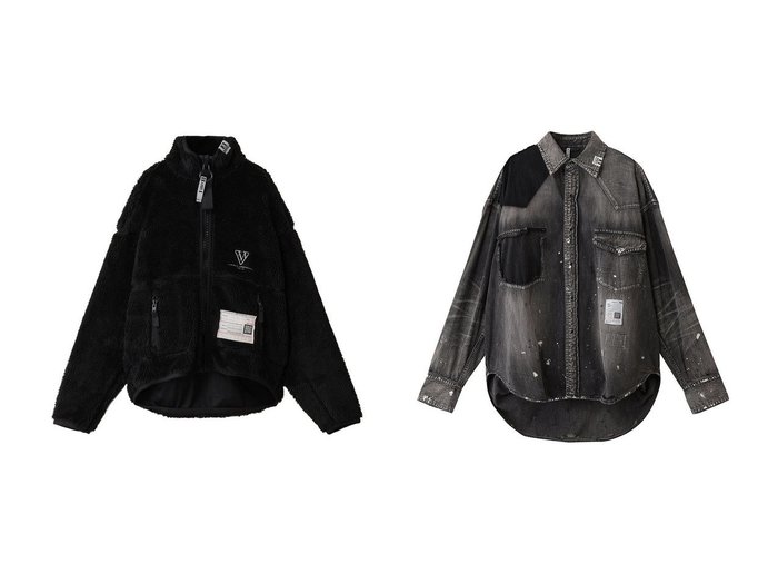 【Maison MIHARA YASUHIRO / MEN/メゾン ミハラヤスヒロ】の【MEN】DENIM シャツ&【MEN】AMATEUR SEWN WIDE バック ボア ブルゾン おすすめ人気トレンドファッション通販アイテム 人気、トレンドファッション・服の通販 founy(ファニー) ファッション Fashion メンズファッション Fashion for Men ジャケット Jacket, Outerwear ブルゾン Blouson, Bomber Jacket 定番 Standard, Basic Item 新作・新入荷 New Arrivals / New In A/W・秋冬 Autumn/Winter スリーブ Sleeve, Long Sleeve / Short Sleeve ダメージ Distressed, Destroyed デニム Denim, Jeans Material ポケット Pocket, Pocket Detail ロング Long, Long-Length |ID:crp329100000222827