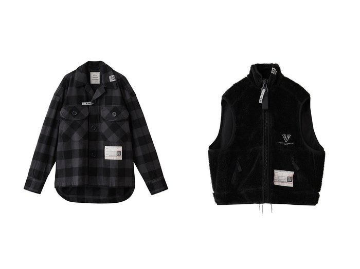 【Maison MIHARA YASUHIRO / MEN/メゾン ミハラヤスヒロ】の【MEN】AMATEUR SEWN チェック シャツ&【MEN】AMATEUR SEWN ワイド バック ボア ベスト おすすめ人気トレンドファッション通販アイテム 人気、トレンドファッション・服の通販 founy(ファニー) ファッション Fashion メンズファッション Fashion for Men スリーブ Sleeve, Long Sleeve / Short Sleeve チェック Check, Plaid, Tartan ポケット Pocket, Pocket Detail モダン Modern, Contemporary ロング Long, Long-Length ワイド Wide, Wide Fit 新作・新入荷 New Arrivals / New In |ID:crp329100000222828