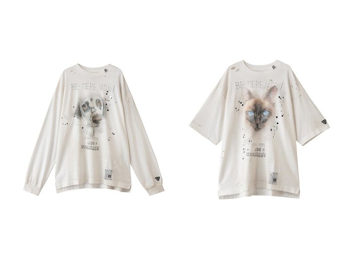 【Maison MIHARA YASUHIRO / MEN/メゾン ミハラヤスヒロ】の【MEN】EMBELLISHED DISTRESSED Tシャツ&【MEN】EMBELLISHED ディストレスト ロング スリーブ Tシャツ おすすめ人気トレンドファッション通販アイテム 人気、トレンドファッション・服の通販 founy(ファニー) ファッション Fashion メンズファッション Fashion for Men トップス・カットソー Cut & Sew Tops メンズシャツ Shirts ストーン Stone, Gem-Like スリーブ Sleeve, Long Sleeve / Short Sleeve ダメージ Distressed, Destroyed バランス Balance, Style Balance リラックス Relax, Relaxed Fit ロング Long, Long-Length 新作・新入荷 New Arrivals / New In |ID:crp329100000222830