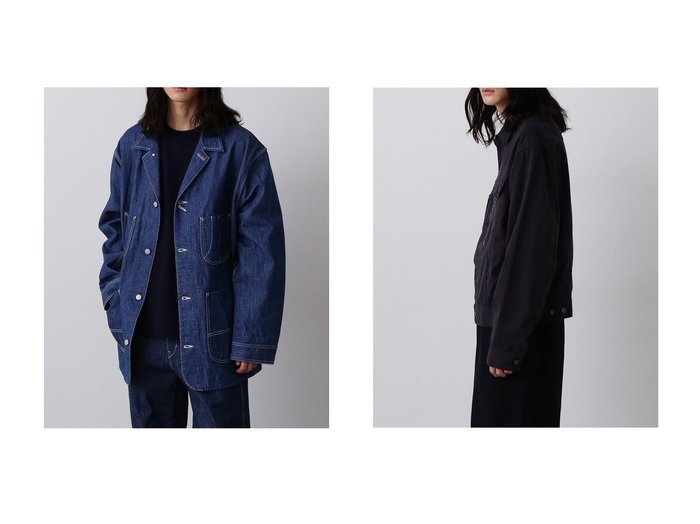 【YLEVE/イレーヴ】の【UNISEX】【Y】13oz オーガニック コットン デニム カバーオール ジャケット&【UNISEX】【Y】オーガニック コットン テンセル チノ ジャケット おすすめ人気トレンドファッション通販アイテム 人気、トレンドファッション・服の通販 founy(ファニー) 　ファッション　Fashion　レディースファッション　Fashion for Women　アウター　Coat / Outerwear Collection　レディースジャケット・軽アウター　Jackets　ブルゾンジャケット・スポーティアウター　Blouson Jackets　ユニセックス　Unisex, Genderless　オーガニック　Organic Cotton　ジャケット　Jacket, Outerwear　バランス　Balance, Style Balance　ブルゾン　Blouson, Bomber Jacket　定番　Standard, Basic Item　新作・新入荷　New Arrivals / New In　|ID:crp329100000222841