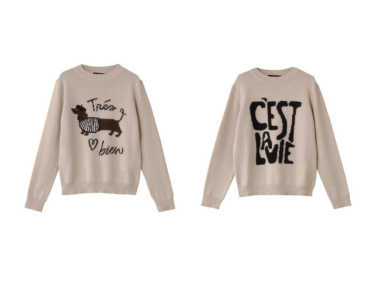 【Max Mara/マックスマーラ】の【Weekend Max Mara】NITRA モチーフ ニットセーター おすすめ人気トレンドファッション通販アイテム インテリア・キッズ・メンズ・レディースファッション・服の通販 founy(ファニー) 　ファッション　Fashion　レディースファッション　Fashion for Women　トップス・カットソー　Cut & Sew Tops　ニット　Knit Tops & Sweaters　カジュアルプルオーバー・ニットトップス　Pullovers & Knit Tops / Casual Pullovers　セーター　Sweater, Knitwear　モチーフ　Motif, Design Theme　新作・新入荷　New Arrivals / New In　A/W・秋冬　Autumn/Winter　|ID:crp329100000222850