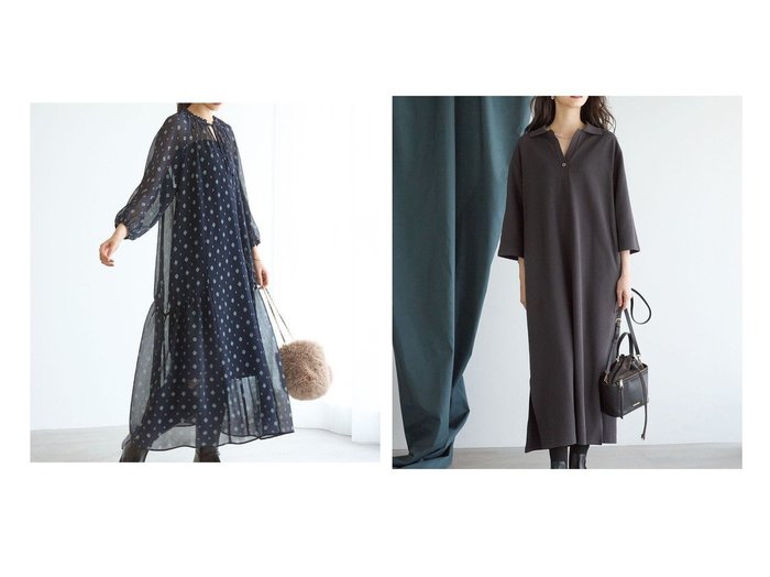 【NIJYUSANKU/23区】のクレープ フラワープリント ワンピース&ライトダンボール スキッパー ワンピース おすすめ人気トレンドファッション通販アイテム 人気、トレンドファッション・服の通販 founy(ファニー) ファッション Fashion レディースファッション Fashion for Women ワンピース Dresses インド Indian Textile 秋 Autumn ギャザー Gathered, Ruffled デニム Denim, Jeans Material ハンド Hand, Handmade フラワー Flower, Floral フリル Frill, Ruffle ブロック Block, Solid Block Pattern プリント Print, Printed Pattern ボトム Bottoms, Lower Wear マキシ Maxi, Full Length A/W・秋冬 Autumn/Winter 新作・新入荷 New Arrivals / New In おすすめ Recommended / Our Picks 2025年 2025 2025-2026秋冬・A/W Autumn/Winter 2025–26 AW25–26 |ID:crp329100000222882