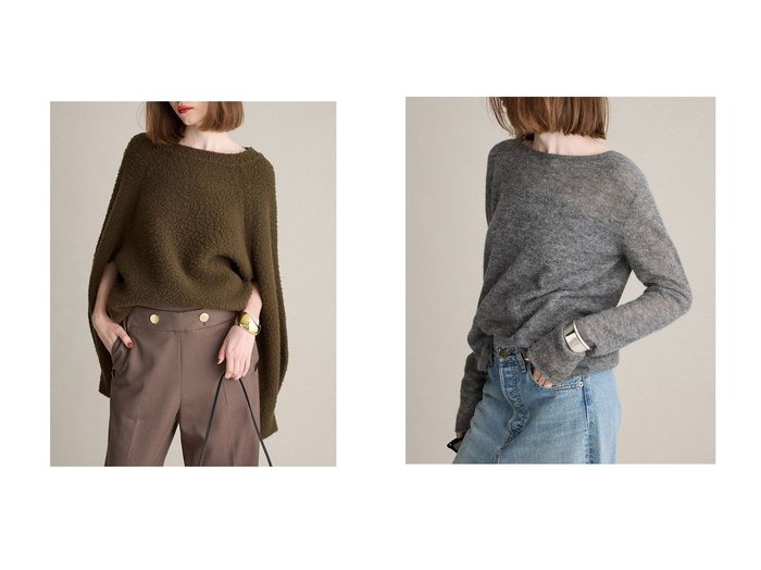 【BRILL/ブリル】のナッピングクルーネックプルオーバー&ニュアンスシアクルーネック プルオーバー おすすめ人気トレンドファッション通販アイテム 人気、トレンドファッション・服の通販 founy(ファニー) ファッション Fashion レディースファッション Fashion for Women トップス・カットソー Cut & Sew Tops ニット Knit Tops & Sweaters カジュアルプルオーバー・ニットトップス Pullovers & Knit Tops / Casual Pullovers フランス France, French 新作・新入荷 New Arrivals / New In |ID:crp329100000222892
