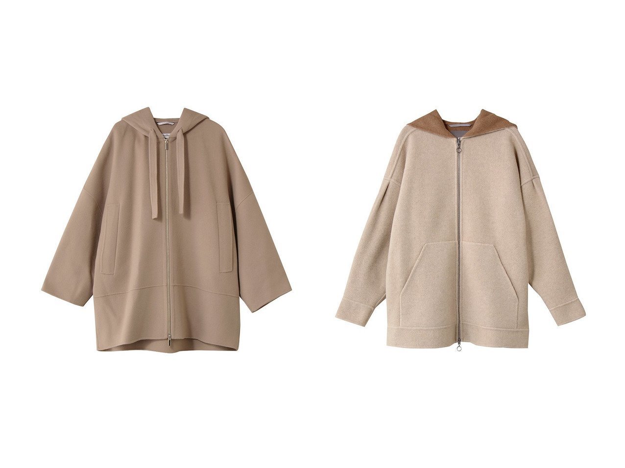 【Max Mara/マックスマーラ】の【 S Max Mara】LEILA Lana Vergine フーディージップ ショートコート&【MM】SOTTILE ジャージー ジップ ジャケット おすすめ人気トレンドファッション通販アイテム インテリア・キッズ・メンズ・レディースファッション・服の通販 founy(ファニー) 　ファッション　Fashion　レディースファッション　Fashion for Women　アウター　Coat / Outerwear Collection　レディースジャケット・軽アウター　Jackets　ブルゾンジャケット・スポーティアウター　Blouson Jackets　コート・ロングコート・ピーコート　Long Coats, Peacoats & More　なめらか　Smooth, Silky Texture　シンプル　Simple, Minimal　ジップ　Zip, Zipper　ジャケット　Jacket, Outerwear　ブルゾン　Blouson, Bomber Jacket　ポケット　Pocket, Pocket Detail　新作・新入荷　New Arrivals / New In　|ID:crp329100000222896