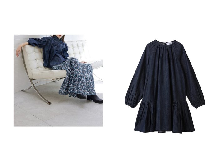 【MERLETTE/マーレット】のGEORGICA クロップドデニムボタンダウンシャツ&SEYMOUR デニムギャザーミニドレス おすすめ人気トレンドファッション通販アイテム 人気、トレンドファッション・服の通販 founy(ファニー) ファッション Fashion レディースファッション Fashion for Women トップス・カットソー Cut & Sew Tops シャツ・ブラウス・オフィスカジュアル Elegant Blouses & Button-Ups ワンピース Dresses フォーマル・パーティードレス・結婚式用ドレス Elegant & Casual Dresses チュニック Tunic Tops & Dresses クロップド Cropped, Short Length ショルダー Shoulder, Shoulder Strap スリーブ Sleeve, Long Sleeve / Short Sleeve ダウン Down, Puffer デニム Denim, Jeans Material ドロップ Drop Shoulder, Dropped Style バランス Balance, Style Balance ロング Long, Long-Length エレガント 上品 Elegant 新作・新入荷 New Arrivals / New In 羽織 Haori, Light Jacket ギャザー Gathered, Ruffled チュニック Tunic, Long Top ドレス Dress, One-Piece フェミニン Feminine, Girly リラックス Relax, Relaxed Fit |ID:crp329100000222898