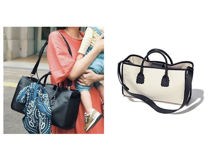 【12closet/トゥエルブクローゼット】の【高橋夏果さんコラボ】【撥水】ハピネスワークバッグ おすすめ人気トレンドファッション通販アイテム 人気、トレンドファッション・服の通販 founy(ファニー) ファッション Fashion レディースファッション Fashion for Women バッグ Bags キャンバス Canvas, Canvas Fabric コラボ Collaboration, Collab コーティング Coating, Coated Finish ショルダー Shoulder, Shoulder Strap スマート Smart, Elegant パイピング Piping, Trim Design リアル Real, Realistic ビジネス 仕事 通勤 Business / Work / Commuting 夏 Summer 軽量 Lightweight, Ultra Light |ID:crp329100000222915