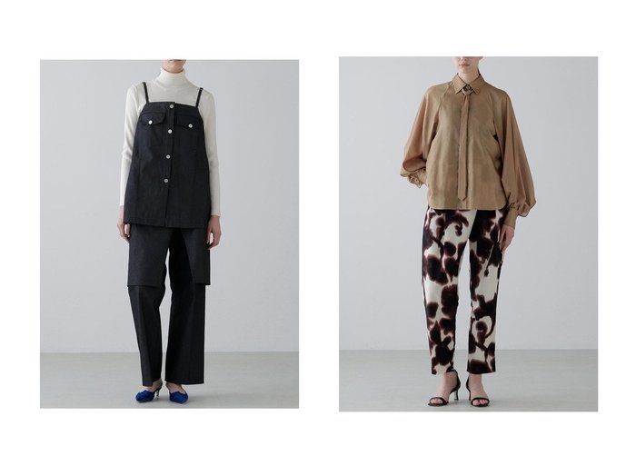 【ADORE/アドーア】のデニムライクストレッチブラウス&シルキーオーガンブラウス おすすめ人気トレンドファッション通販アイテム 人気、トレンドファッション・服の通販 founy(ファニー) ファッション Fashion レディースファッション Fashion for Women トップス・カットソー Cut & Sew Tops キャミソール&ノースリーブ Camisoles & Sleeveless Tops シャツ・ブラウス・オフィスカジュアル Elegant Blouses & Button-Ups クール Cool, Chic ストリング String, Drawstring ストレッチ Stretch, Stretchy Fabric デニム Denim, Jeans Material ノースリーブ Sleeveless, No-Sleeve 新作・新入荷 New Arrivals / New In |ID:crp329100000222943